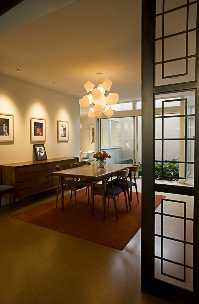 kingman contemporary dining room with decorative contemporary light fixture